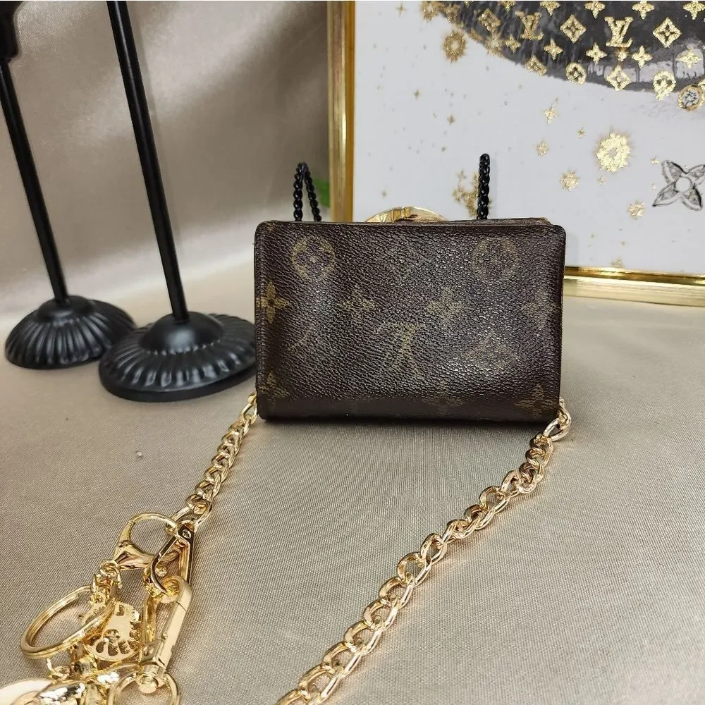 Louis Vuitton French Kiss Snap Wallet W/ Authentic Dust Bag AND COA